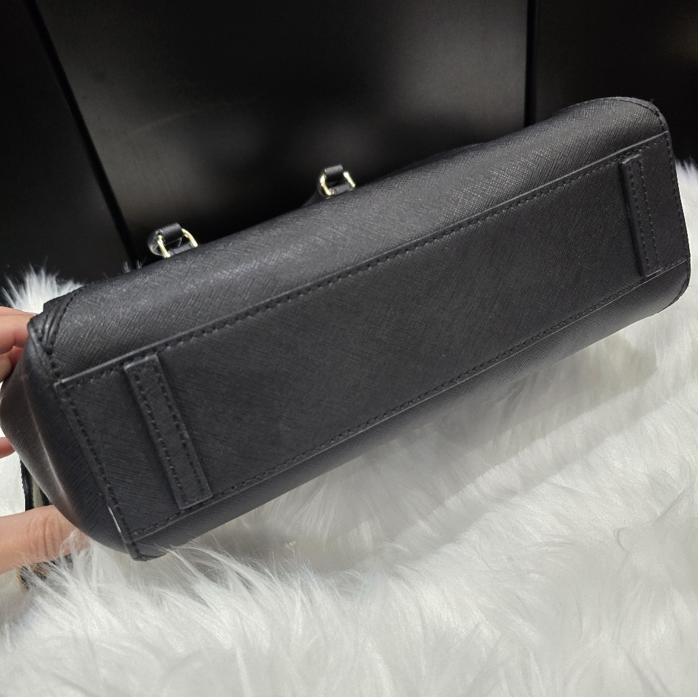 Tory Burch Black Leather Handbag - Picture 3 of 10